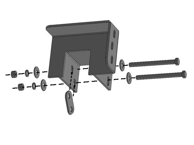 Spacer Spacer (Fig 7) Slide driver/left Frame over end of frame.