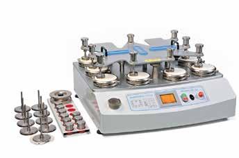A wide range of laboratory testing equipment for fibers, yarns and fabrics completes the