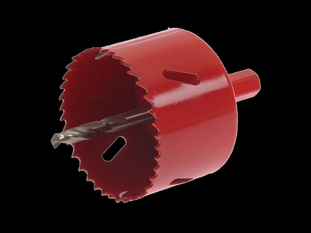 Hole Saw This tool is used to drill big holes in wood or plastic and is generally fitted to an electric drill. The hole saw has a centre drill attached which is called the PILOT drill.