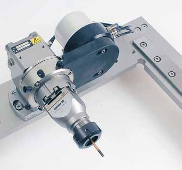 Rotating spindles & accessories Really small parts that are difficult to produce in lathes or grinders can usefully be wire-edmed using