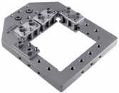ICS Zeroline Small part holders & Unimatic adapters ICS Clamping frame A, C 619 660 Carrier for flat round or cubic workpieces up to 80x80 mm.