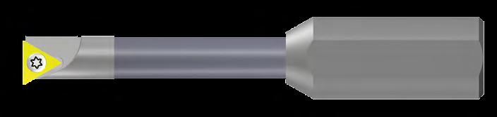 350 inch 3/8" Right or Left-Hand Bars The 3/8" indexable boring bar uses a 0.250" IC 60 triangle insert to bore down to 0.430 inch 1/2" Right or Left-Hand Bars The 1/2 indexable boring bar uses a 0.