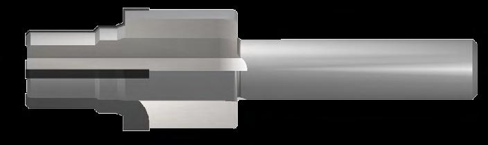 AND10050-S The solid pilot design does not cut the minorthread AND10050-R The reamer pilot