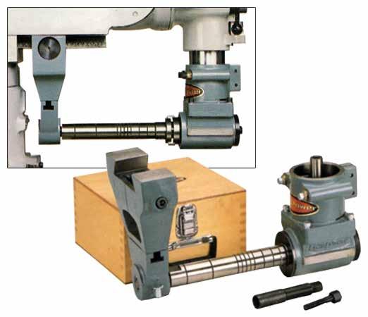Horizontal Milling Attachments R8 & ISA40 Machine Accessories Spindle R8 264101 *ISA40 264103 *Please specify quiii diameter and dovetail width Right Angle Head Suitable