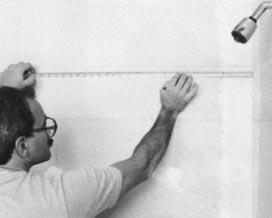 Measure the width of each section of CORIAN. All sheets of CORIAN are 30 (76 cm) wide. The purpose of these measurements is to determine if any sheet of CORIAN should be ripped to reduce width.