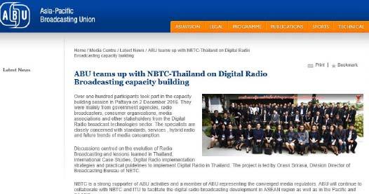 website #Report are available on NBTC website: www.