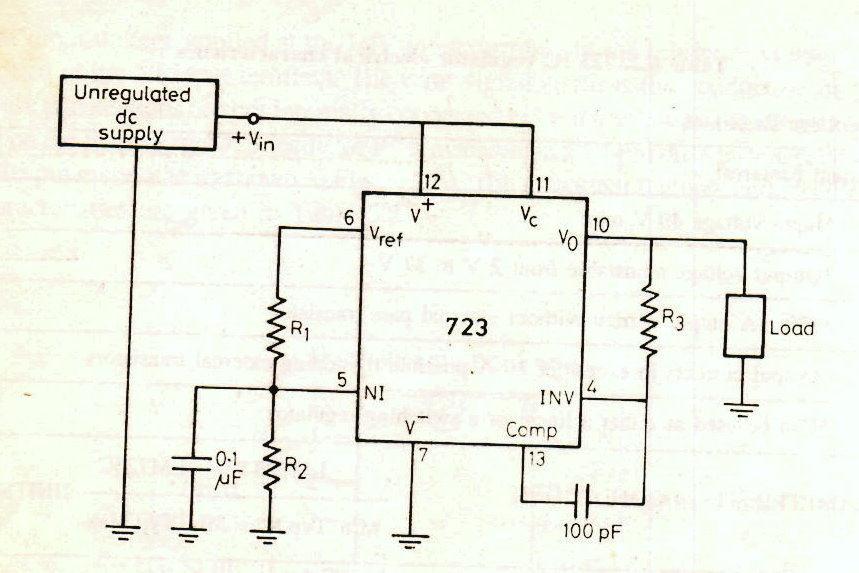 Diag. 2M, explanation 2M (any one diagram) IC 723 can be used as a