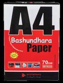 BASHUNDHARA A4 PAPER (70 GSM) Quantity: 500 sheets Basic Raw