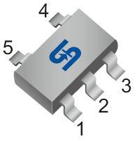 SOT-25 Pin Definition: 1. Input + 2. Ground 3. Input - 4. Output 5. Vcc General Description The TS331 is single precision voltage comparators capable of single-supply or split-supply operation.