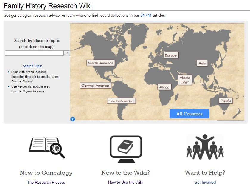 #3. Read/View Genealogy Articles (FamilySearch.
