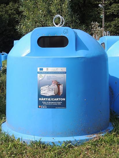 d.reciclarea deșeurilor în Municipiul Sibiu CE DEȘEURI COLECTĂM ÎN IGLU ALBASTRU?