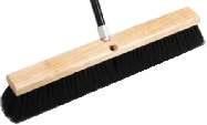 Excellent sweeping on cement and heavy debris. 218 - (18"). 12/cs. 24 lbs. 224 - (24"). 12/cs. 30 lbs. 230 - (30"). 6/cs. 38 lbs. 236 - (36"). 6/cs. 46 lbs.