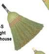 Corn Brooms 100% Corn Brooms are the premium design. Use for rugged indoor and outdoor work. Removes fine dirt from roughest surfaces.