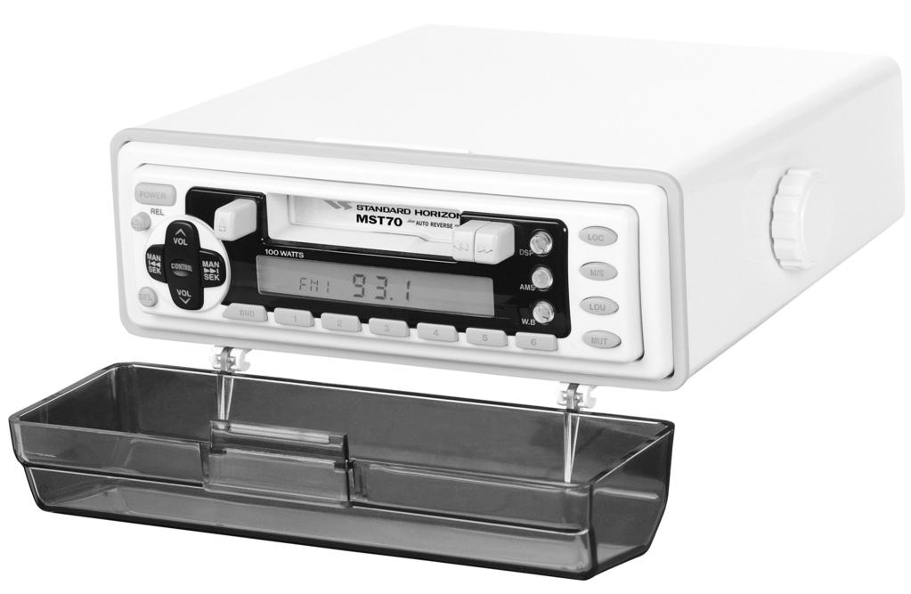 MST70 Marine AM/FM Cassette Stereo System With NOAA