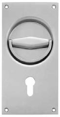 610Z Flush Trim Set This Flush Lever Set protrudes from surface of the door 3/16 inch on each side ;