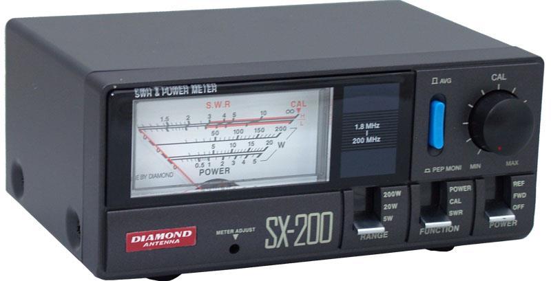 Diamond SX-200 SWR/Power Meter SWR and Power Meter Freq