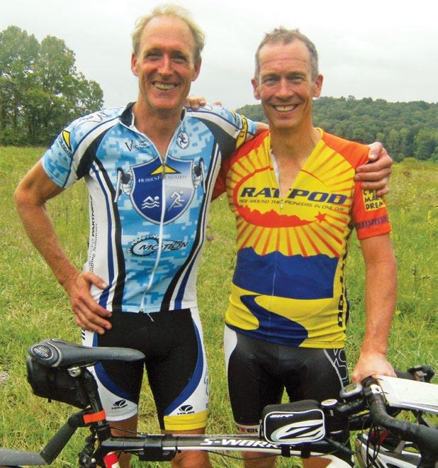 In September, Chris Welch 77 (left) and Marc Johnson 81 competed together in the inaugural Revival