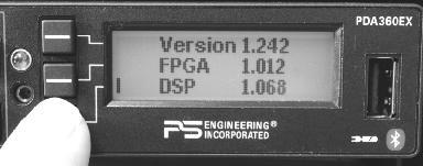 The screen displays a status message to indicate that playback is in progress.