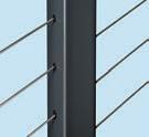 (see pg 8) 4 5 c or n e r offer pos the t s option of a single post at 45 corners. Available in standard and commercial base mount profiles.
