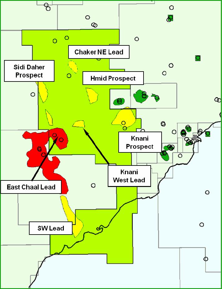 6. A detailed development scoping report and an independent review of the Dougga gas condensate discovery have been undertaken by Tracs International with 74.5 mmboe net to AuDAX.