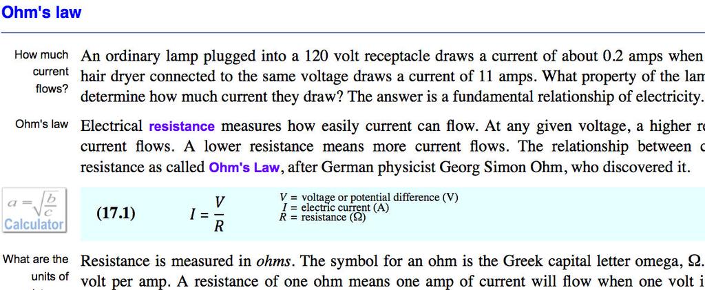Calculate the resistance of the lamp using Ohm's law: Questions a. What is the resistance of the lamp? b. Imagine you have a complicated circuit containing many resistors.
