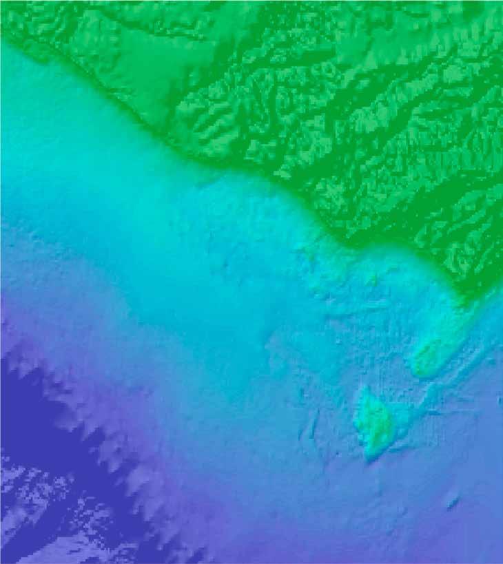 Otway Gas Development Seabed Assessment and Drilling Program Legend Bathymetry Gas field Production facility Gas pipelines Marine Reserves Collaborative Australian Protected Area Database (CAPAD)
