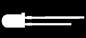 As with a diode, the positive () side of an LED is called the anode, and the negative