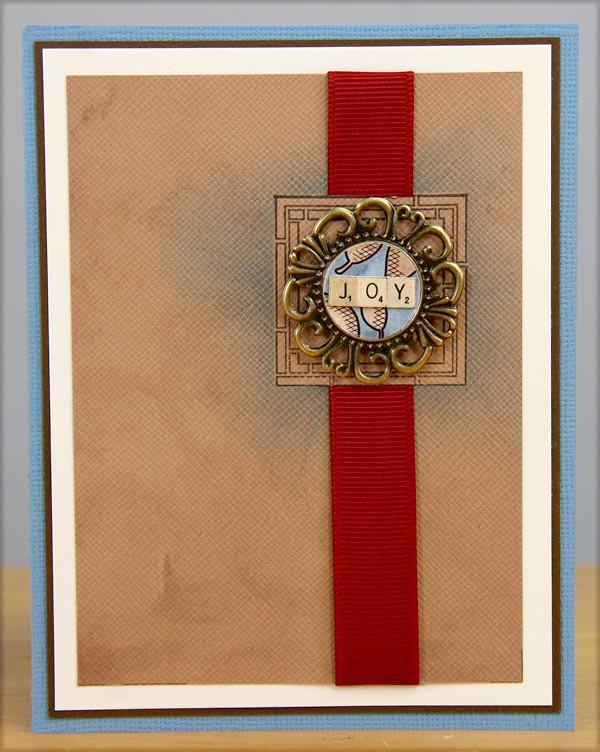 adhesive; nest onto the card base. Notes: Stamp the frame (UM Coll.