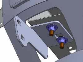 SEE DIAGRAM #4 #3 #4 ALIGN THE EDGES INSERT TAB BOLTS HERE CUT AND REMOVE THE RETANGULAR AREA ½ TAB BOLTS STEP 5.