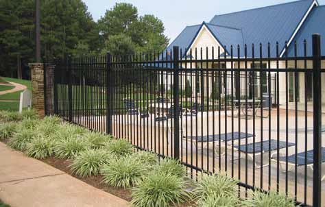 Echelon Plus Commercial Ornamental Aluminum Fence Echelon Plus aluminum fencing is the highest quality residential and light commercial ornamental aluminum fence in the industry.