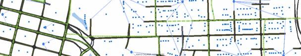 aggregation Use dense street network Realistic accessibility,