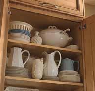 particleboard. Cabinets with limited interior visibility, such as Drawer Bases (2DB.