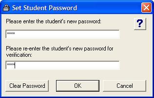 Adding / Changing / Reassigning the Student s Password By default, each course in the GD&T Trainer requires that a student enter his or her password for course access.