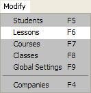 Chapter 5 Modifying Lessons The Modify Lessons category allows the administrator to change the minimum passing score for a lesson.