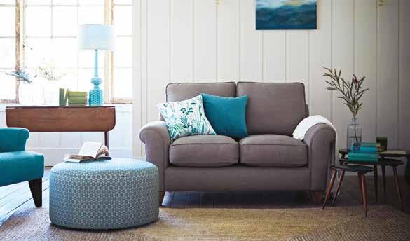 Sophia 4 Seater in Family Friendly Basket Weave - Bunny Tail Chloe 2 Seater in Cotton Linen Weave - Bunny Nose S PHIA Big and comfy, soft and sumptuous, Sophia is the perfect family sofa.