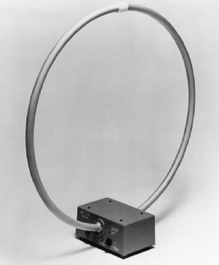 6 Antennas l HP 11966A Active Magnetic Loop Antenna The HP 11966A active loop antenna was designed specifically for three-meter VDE 0871 Limit B magnetic-emissions testing.
