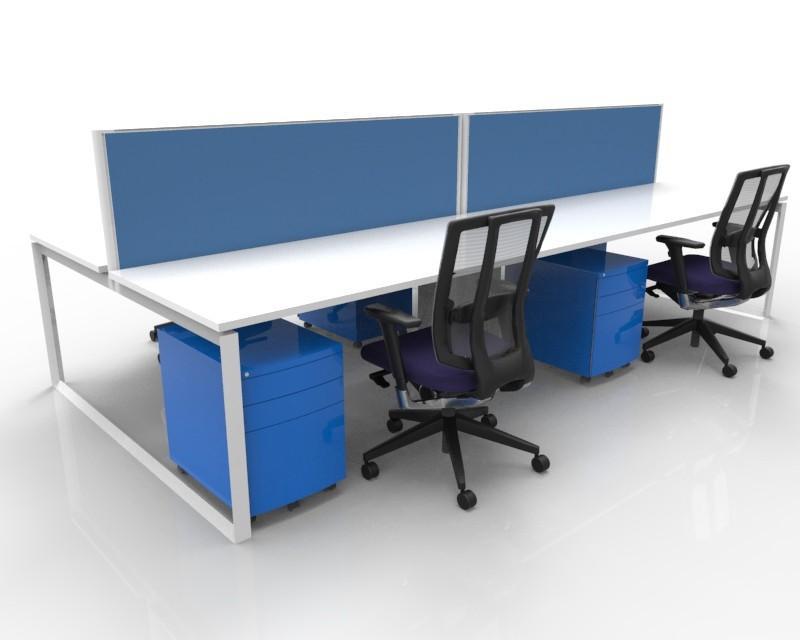 TRILEXX WORKSTATION SYSTEM TRI-LEXX is a minimal desking system with a simple triangular section loop styled end frame designed with just a few standard components that can be configured to a