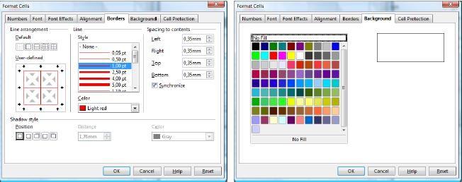 - Lista Style permite alegerea unui stil de linie. - Lista Color permite alegerea culorii liniei.