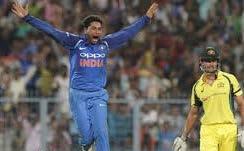 Kuldeep Yadav becomes first Indian spinner to take a hat trick in ODIs Left hand chinaman bowler Kuldeep Yadav became the first Indian spinner to take a hat trick in One Day International Cricket,