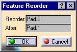 contextual menu 2 Select Reorder Pad.
