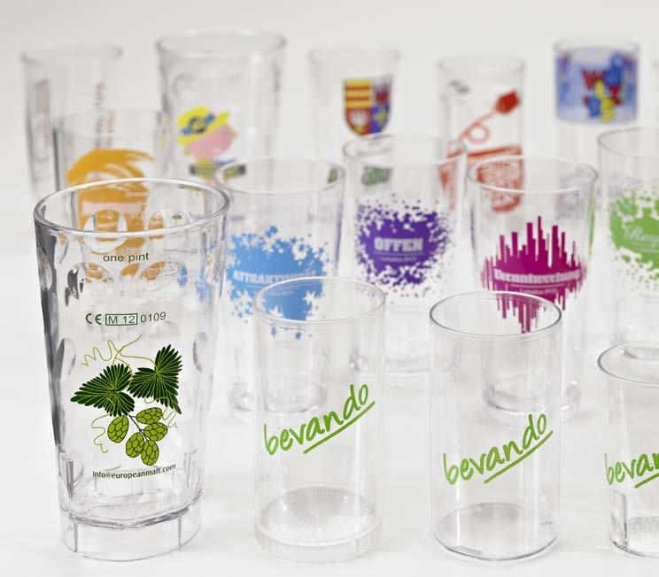 Products bevando - crystalclear glasses made of polycarbonate Crystal