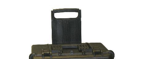 . Set of connection cables, included in a suitable transport case with wheels and handle.