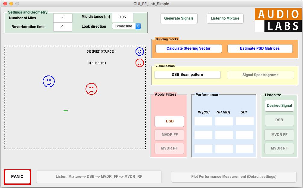 Figure 3: GUI. 2 Experimental setup A graphical user interface (GUI) is provided for the experiments in this module. A snapshot of the GUI is shown in Figure 3.