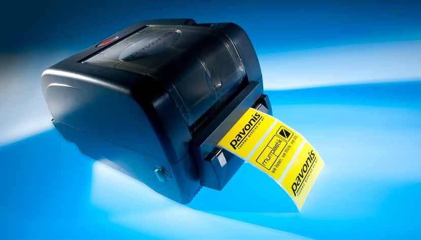 Thermal transfer printer with a huge range of labels Art. No.