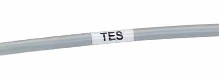 TES - Self-laminating vinyl labels These self-laminating cable tags are ideal for labelling cables, lines and wiring.