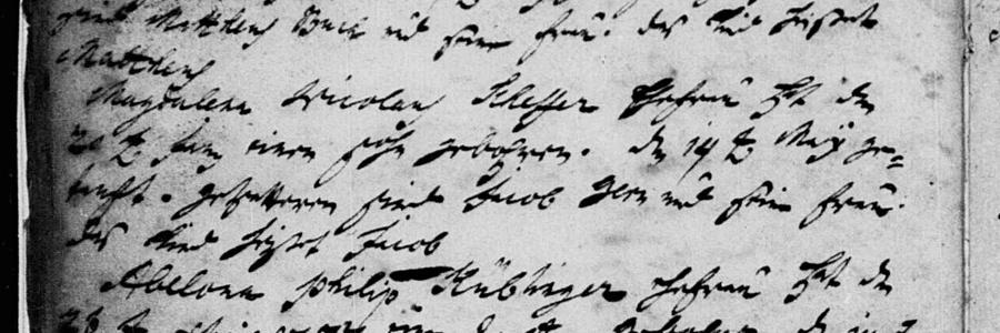 E. Jacob Shaver, son of Nicholas The birth (20 Jan 1758) and baptism (14 May 1758) of Jacob Scheffer are likely documented in the records of the First Reformed Church at Lancaster, PA.