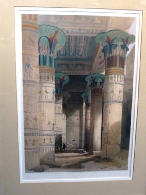 Condition excellent Best selected from ten $2100 $2,800 13 5/8 x 19 ¾ 21 ½ x 28 ¼ Orientation: Vertical Lot #3 View Under the Grand Portico, Philae.
