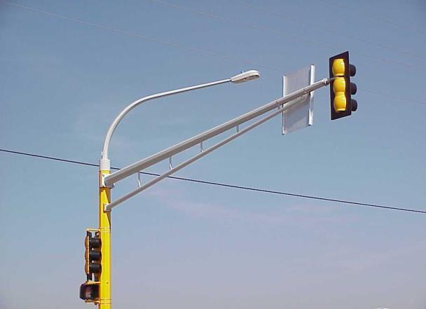 The paint must conform to the following requirements: Aluminum paint - moisture-cured polyurethane finish coat paint, as specified in the Contract Documents, must be applied on traffic control signal