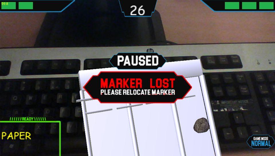 Figure 2. In the viewer, a window with information on the model being currently viewed will appear and if the game mode is changed, or if a player wins or loses appropriate pop-ups appear.