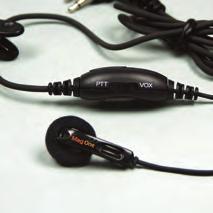 PMLN5001: D-Style Earpiece with In-line Microphone and PTT PMLN5001 Mag One Earpieces Simple in function, yet big in value, these